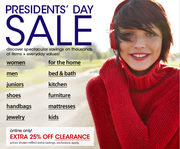 presidents day offers sale