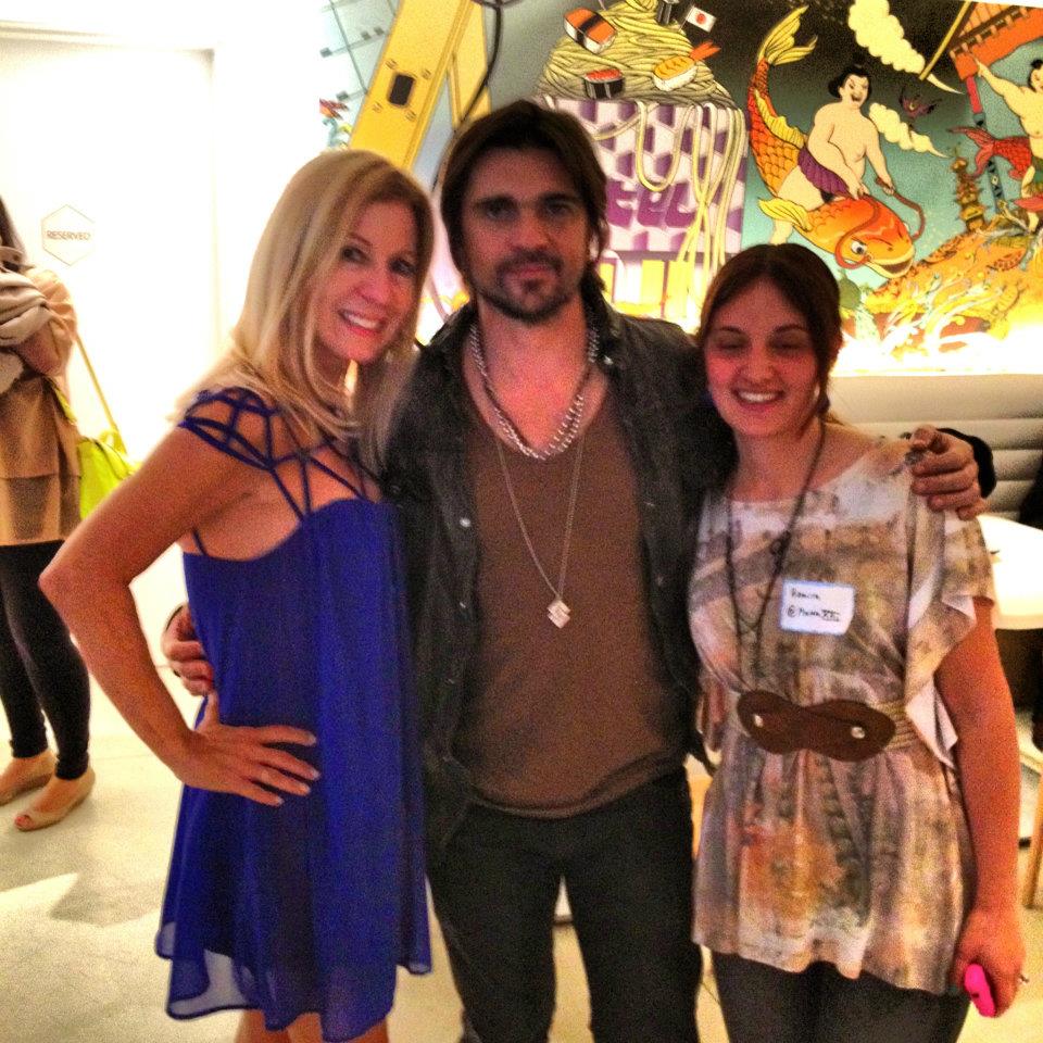 con Juanes y Lyn Ponder