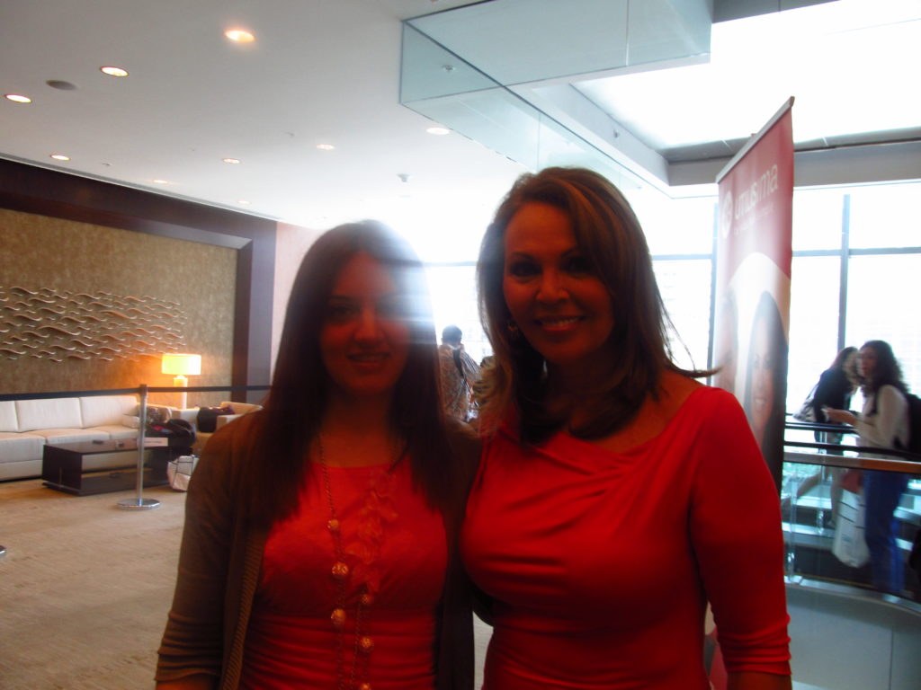 con Maria Elena Salinas