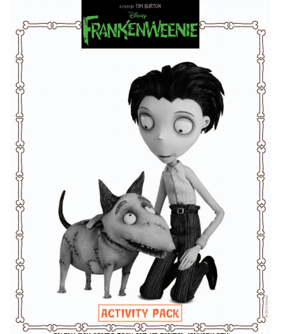 activity pack frankenweenie