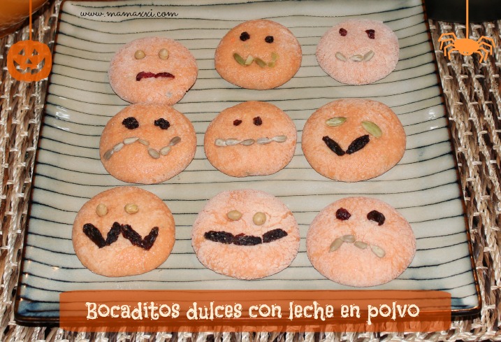 leche, polvo, dulce de leche, cookies leche polvo, receta, halloween