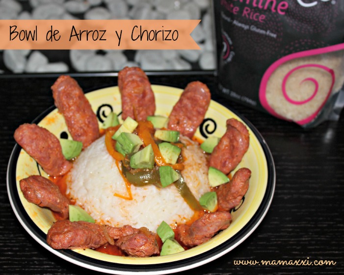 Bowl de Arroz y Chorizo #receta #createastir
