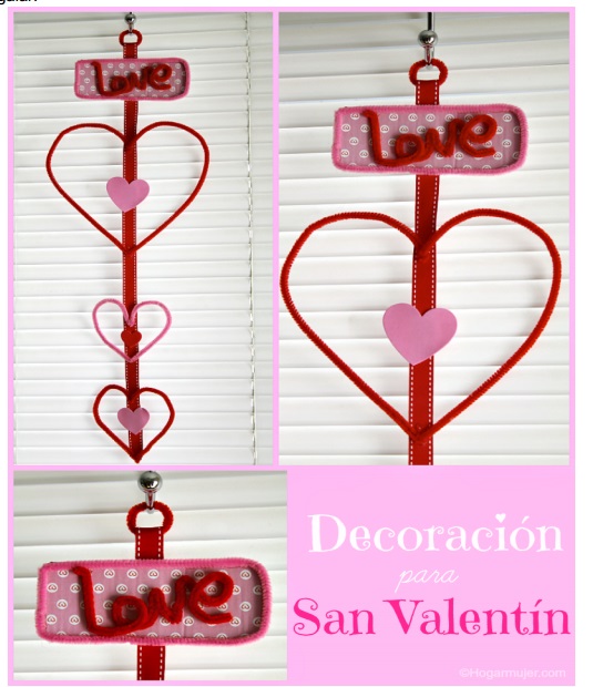 Decoración sencilla para San Valentín - Mama XXI