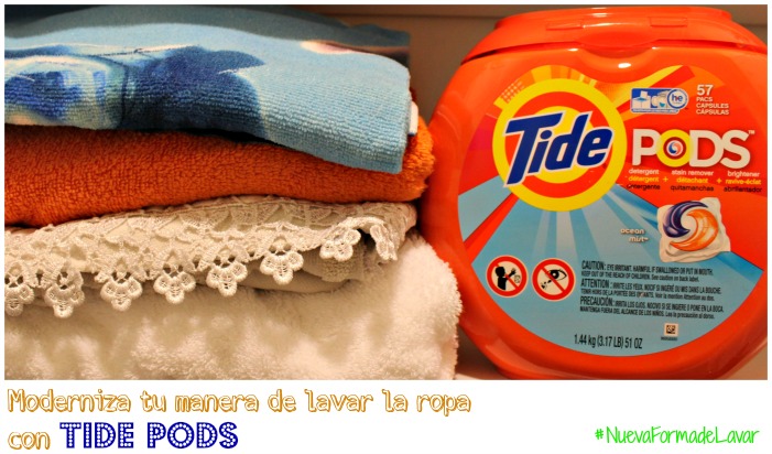 Moderniza tu manera de lavar la ropa con Tide Pods