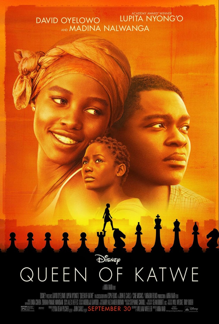 queen of katwe, disney, walt disney studios, movie, reseña, película, romina tibytt, mamá xxi