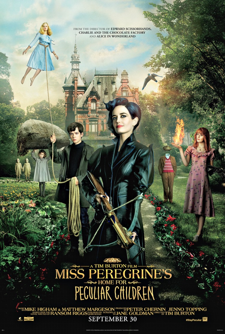 tim burton, miss peregrine, pelicula