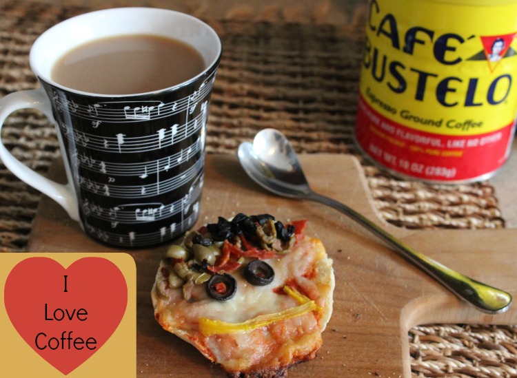 cafe, bustelo, pizza, cafe hispano, latinos, desayuno