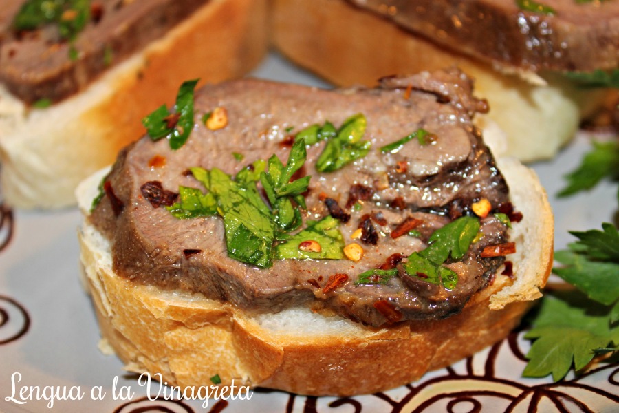 lengua, vinagreta, receta, rumba meats