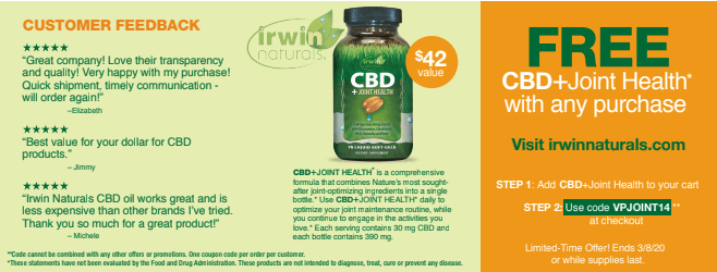 CBD, CBD OIL, hemp, benefits of cbd, irwin naturals, cbd for free