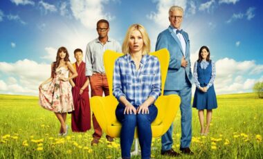 The Good Place series poster, symbolizing a lighthearted yet deep philosophical journey.