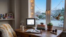 Modern and organized home office for a mompreneur starting her own business