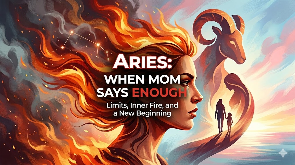 An artistic representation of Aries energy, symbolizing a new beginning, healthy boundaries, and the inner strength of a woman claiming her power.