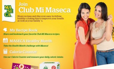 club mi maseca, calendario 2012 gratis