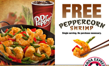 free coupon, panda express