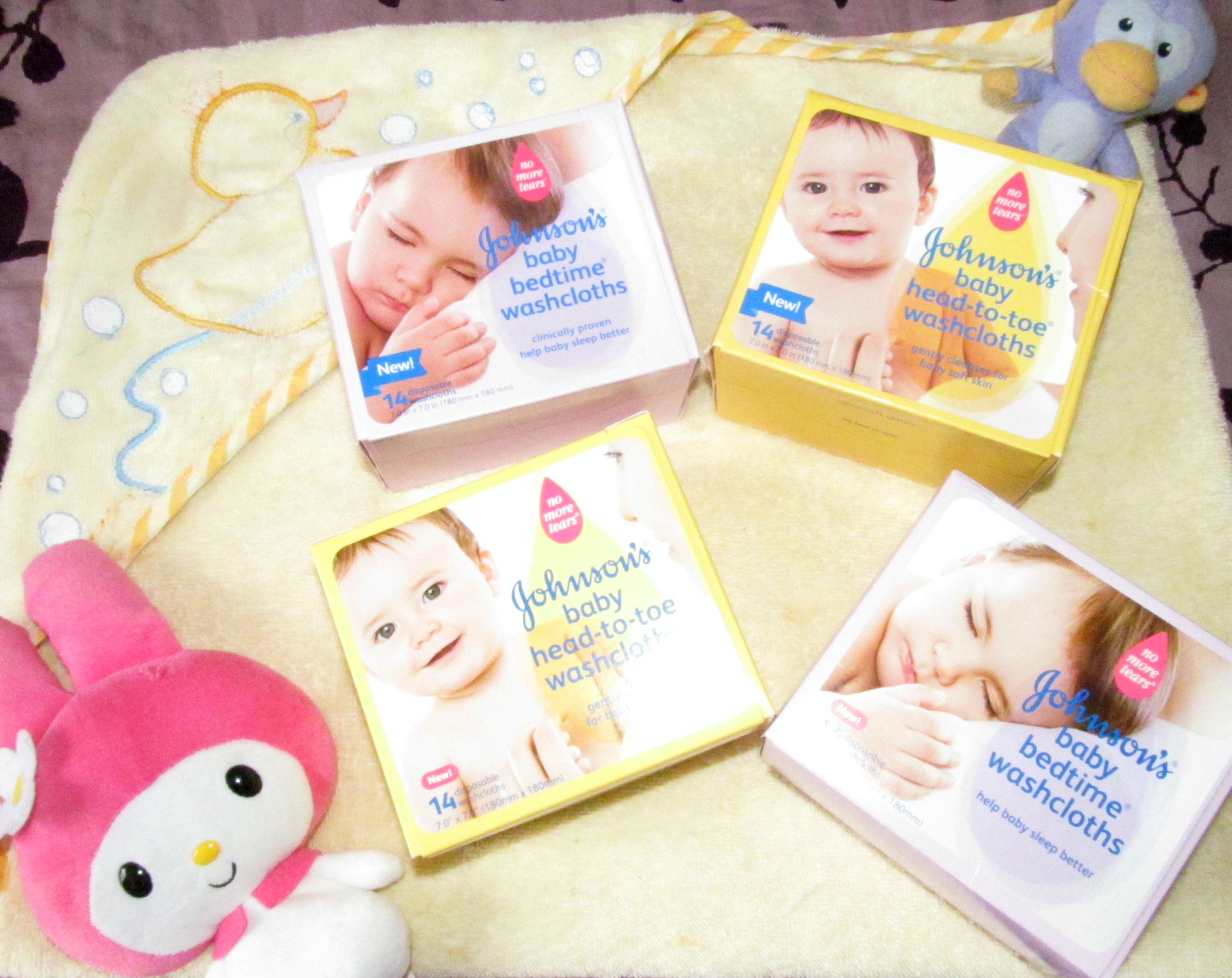 Johnson's Baby Washcloths ¡reseña y sorteo! Mama XXI