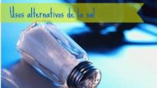 usos de la sal, alternativo