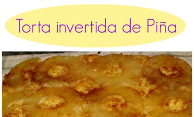 pastel invertido, ananá