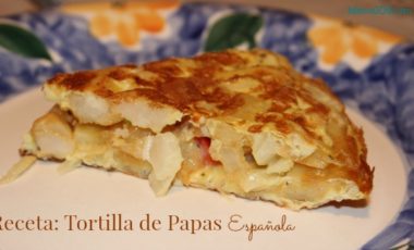 Receta: Tortilla de papas española