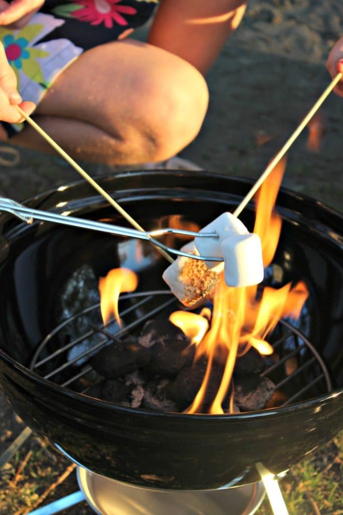 smores grilling