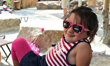 verano, pasear, niños