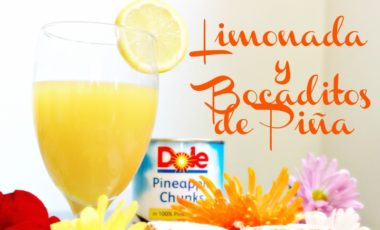 piña, limonada, receta, bocaditos, dole