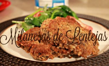 receta, milanesas, lenteja, vegetariano, vegetariana