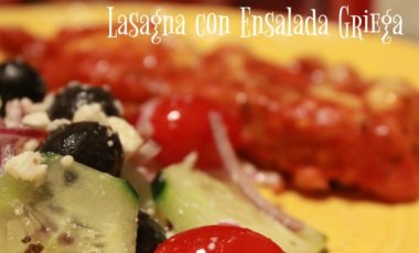 comida, plato, cena, alimentacion, comida rápida, lasagna, ensalada griega, ensalada