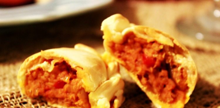 empanada, receta, atun, tomate