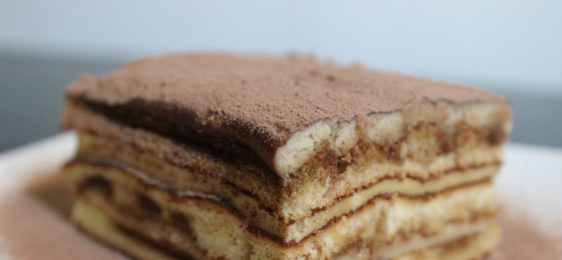 receta, chocolate, leche, tiramisú, torta, fácil