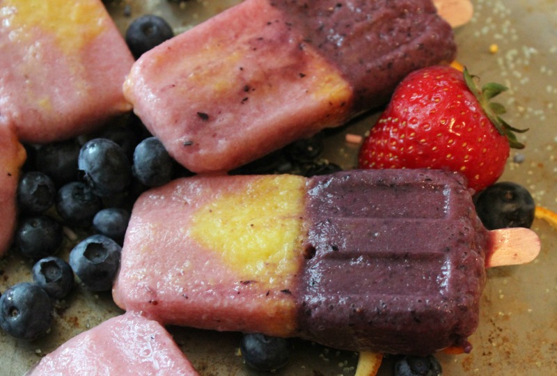 fruta, paleta, helado, leche, receta, casera