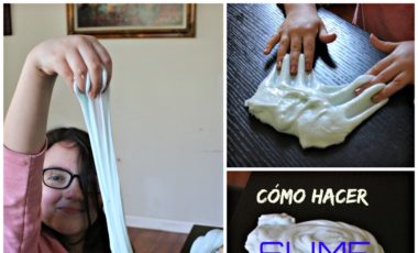 masa elástica, slime, diy, paso a paso