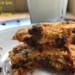 receta, galleta, avena, chips chocolate