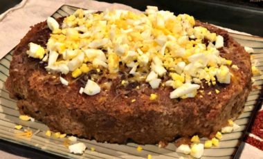 receta, meatloaf, rollo de carne