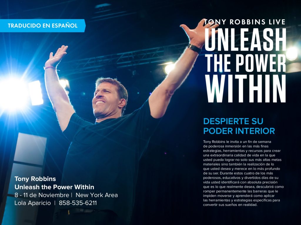 tony robbins, unleash the power within, conference, motivational