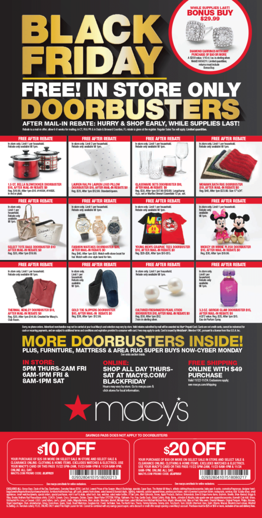 Ofertas de Black Friday en Macy's Mama XXI