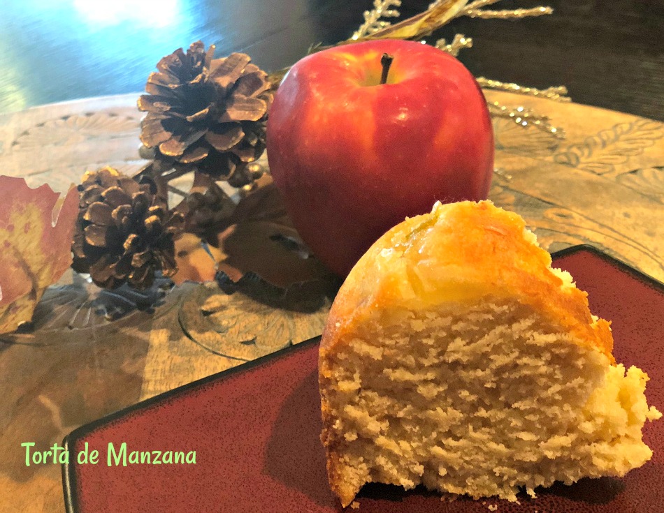 torta manzana, receta, miel, yogur, un huevo