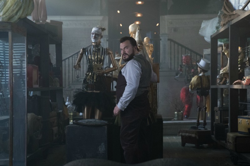 house with a clock in its walls, jack black, universal, movie, pelicula