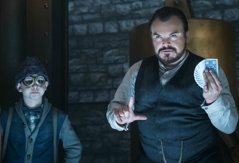 house with a clock in its walls, jack black, cate balnchet, movie, película, niños, universal