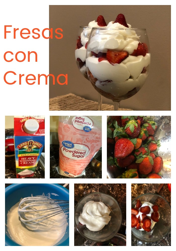 frutillas, crema, crema chantilly, crema batida, postre, dulce