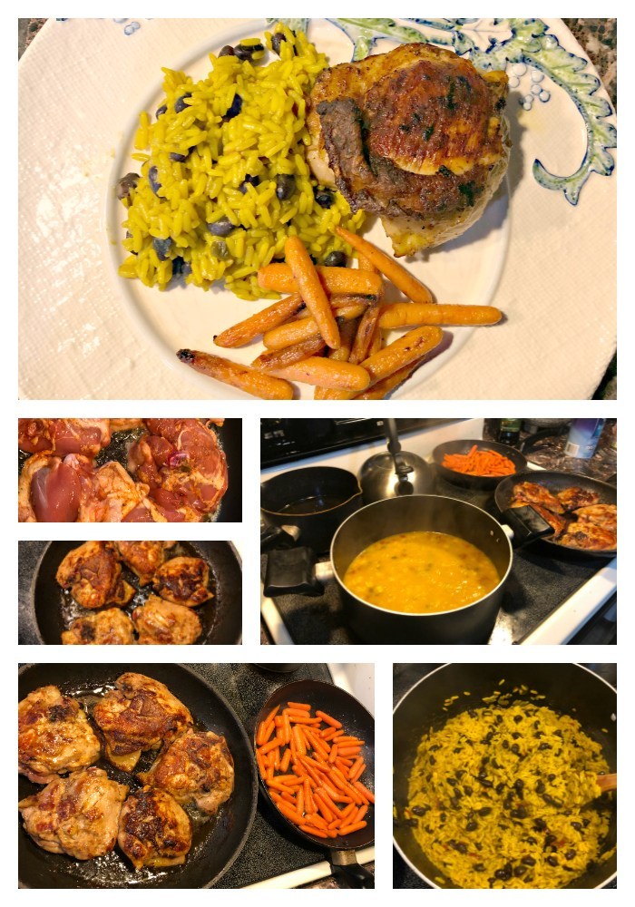 arroz, pollo, rumba meats, receta fácil, cena, comida, familia