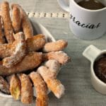 churros, receta, churros receta, cómo hacer churros, nutella