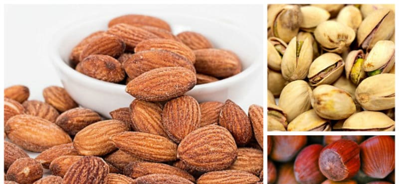 beneficios frutos secos, frutos secos salud, almendras, nueces, pistachios, castañas,