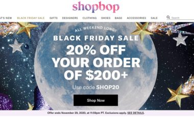 shopbop, black friday, black friday 2020, shopbop sale